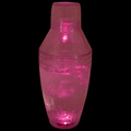 8 Oz. Light Up Clear Drinking Shaker w/ Pink LEDs